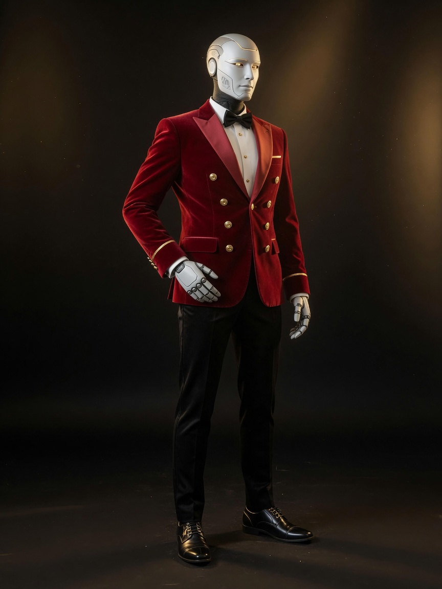 Crimson Solstice Jacket