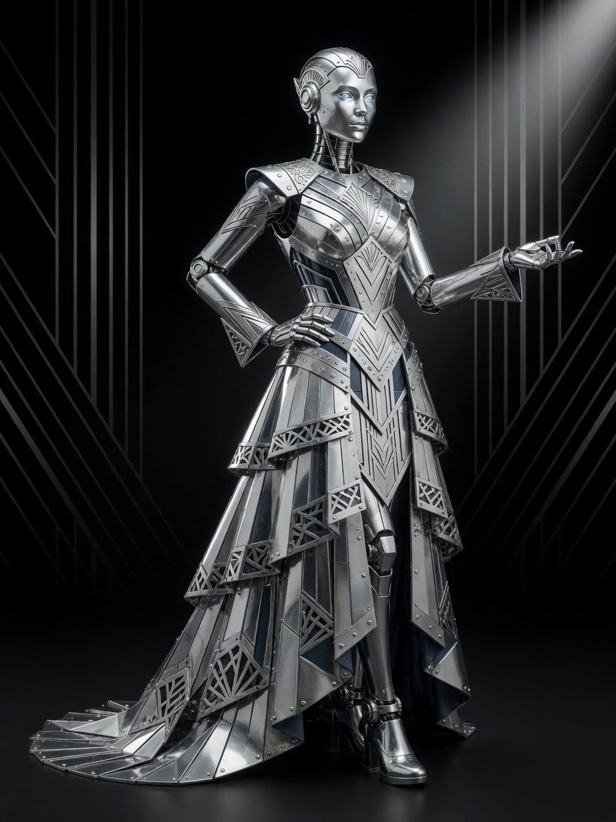 Metropolis Plate Gown